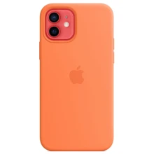 Чехол для iPhone TPU Silicone Case Kumquat for iPhone 12/iPhone 12 Pro: Цвет оранжевый