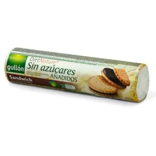 Печенье Gullon New без сахара Diet Nature сэндвич с шоколадом, 250г: Вес нетто 250 г