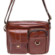 Чоловіча сумка через плече Borsa Leather коричнева (K16211-brow): Стать Чоловік