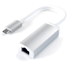 Адаптер Satechi Adapter USB-C to RJ45 Silver (ST-TCENS): Колір сріблястий