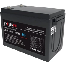 Аккумуляторная батарея Cyclen 25.6V 100Ah 100А LiFePo4: Тип LiFePO4