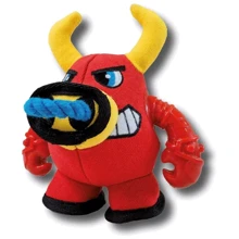 Игрушка для собак Croci Warriors Bull плюшевый бычок с пищалкой 18х12х12 см (C6098014): Производитель Croci