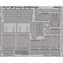 Фототравление Eduard 1/35 IDF Merkava Mk.IIID башенная корзина (рекомендовано для Meng) EDU-36243: Производитель Eduard