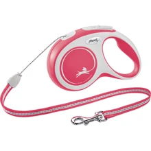 Поводок-рулетка Flexi New Comfort S до 12 кг 8 м червоний (4000498043028): Тип шнура трос