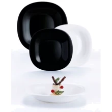 Столовый сервиз Luminarc Carine Black&White 18 пр. (N1489): Количество персон 6