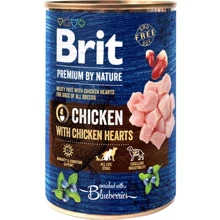 Brit Premium by Nature Chicken & Hearts 400 г: Тип Консервы
