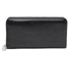 Жіночий гаманець Borsa Leather чорний (V1WLT08-black): Стать Женский