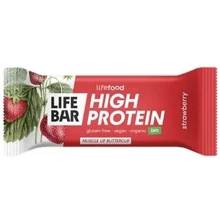 Батончик Lifefood Lifebar Клубника протеиновый органический 40 г (8595657103980): Вес, г 40