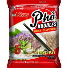 Рисовая лапша быстрого приготовления OH!IRICEY со вкусом говядины 70 г (8934563210144): Технология Сублимация + Сушка