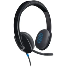 Наушники Logitech H540 USB Headset (981-000480): Тип конструкции накладные