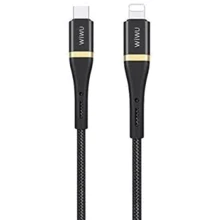 Кабель WIWU Elite Series USB-C to Lightning 1.2m Black (ED-103): Тип USB-C - Lightning