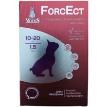 Противопаразитарные капли Modes ForcEct для собак и щенков 10-20 кг 1.5мл 3шт/уп (ЗС000273): Тип Капли