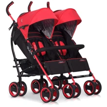 Прогулочная коляска для двойни EASY GO COMFORT DUO scarlet: Тип коляски прогулочная коляска