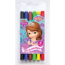 Фломастери 6 кол. "Sofia The First" (650350): Тип На водній основі