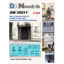 Набор DAN models Граффити на стенах, картинки с генералом Залужным (DAN35011): Производитель DAN models