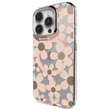 Чехол для iPhone Switcheasy Fleur M 3D Patterned Shockproof Case Rose (SPH66P269RS24) for iPhone 16 Pro: Цвет розовый