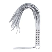 Флогер sLash Double fancy flogger, White: Виробник sLash