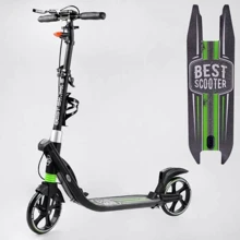 Самокат алюминиевый Best Scooter зеленый (L-22066): Количество колес 2
