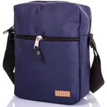 Мужская сумка планшет DNK Leather синяя (DNK-CLASSIC-BAG.COL.03): Пол Мужской