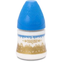 Пляшка Suavinex Couture, 150 мл, синій (304123): Матеріал пластик