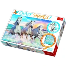 Пазли Trefl Crazy Shapes Галоп у хвилях 600 елементів: Виробник Trefl