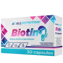 All Nutrition Biotin 5 mg 30 caps Биотин: Форма выпуска Капсулы