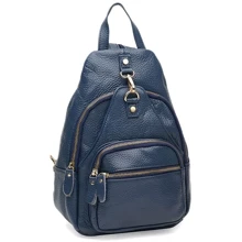 Жіночий рюкзак Borsa Leather синій (K1162-blue): Стать жіночий