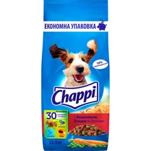 Сухий корм Chappi для дорослих собак З яловичиною, птицею і овочами 13.5кг (5998749128350): Тип Сухий корм