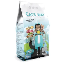 Наповнювач для котячого туалету Cats Way бентонітовий бірюзовий марсельське мило 10 л: Вид Глиняный