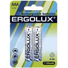 Ergolux AAA 1100 mAh Ni-MH * 2 R03/2bl (NHAАA1100BL2): undefined undefined