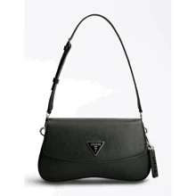 Женская сумка через плечо Guess CORDELIA FLAP SHOULDER BAG черная (HWVG8130190-BLA): Пол Женский
