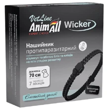 Ошейник AnimAll VetLine противопаразитарный для собак черный 70 см: Тип Ошейники