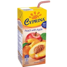 Сок яблочно-персиковый Cyprina Apple-Peach Juice, 0.25л (52920899): Объем, л 0.25