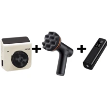 Комплект відеореєстратор Xiaomi 70mai Dash Cam A400 Ivory + автополірувальник Baseus NeoPower Wireless Mini Car Waxer CRLQ000001 + насос Baseus Inflator Pump CRCQ000001: Кут огляду, градусів 145