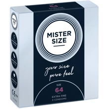 Презервативи Mister Size 64 (3 pcs): Тип Класичні