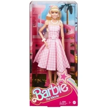 Коллекционная кукла Barbie The Movie Perfect Day Марго Робби в клетчатом платье (HPJ96): Возраст от 6 лет и старше