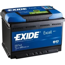 Автомобільний акумулятор EXIDE 6СТ-62 Аз EXCELL EB621: Ємність, Ач 62