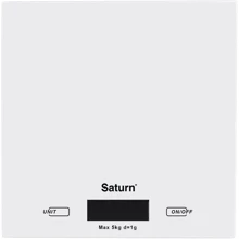 Весы кухонные Saturn ST-KS7810 White: Тип конструкции с плоской плaтформой