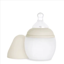 Бутылочка Elhee Oz-S240 для кормления новорожденных 240мл Sand (BB24006P): Материал силикон