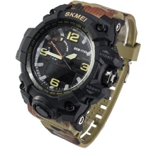 Наручний годинник Skmei 1155 Camouflage: Стиль спортивний