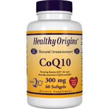 Healthy Origins CoQ10 Kaneka Q10 300 mg 60 Softgels Коензим Q10: Тип Коензим