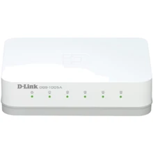 Сетевой коммутатор D-Link DGS-1005A: Порты только Gigabit Ethernet (10/100/1000)