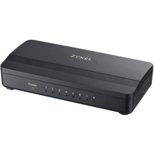 Сетевой коммутатор ZyXel GS-108S V2 (GS-108SV2-EU0101F): Порты только Gigabit Ethernet (10/100/1000)