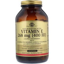Solgar Naturally Sourced Vitamin E, 268 mg (400 IU), 250 Softgels (SOL03542): Тип вітамін E