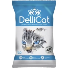 Наповнювач DelliCat Blue силікагелевий для котячого туалету з ароматом ментолу 5.0л/6 (SGL024): Вид Силикагелевый