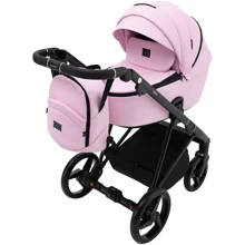 Коляска 2 в 1 Adamex Blanc Eco SA-16 розовый (680713): Тип коляски Универсальная коляска (2-в-1)