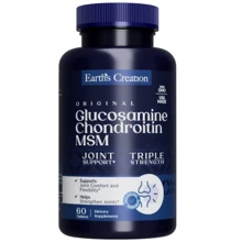 Earth‘s Creation Glucosamine, Chondrotin, MSM Глюкозамин, Хондроитин, МСМ 60 таблеток: Тип Комплексные