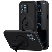 Чехол для iPhone Shellbox DOT Solid Dropproof And Waterproof Case Black for iPhone 12 Pro Max: Цвет черный