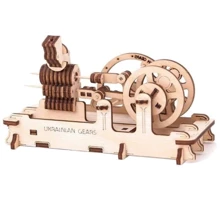 Механічний 3D пазл UGEARS "Пневматичний двигун" (70009): Вид наука і техніка