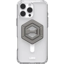 Чехол для iPhone Urban Armor Gear UAG Plyo MagSafe Ice White/Titanium Stand (1144811BV01) for iPhone 16 Pro Max: Цвет прозрачный